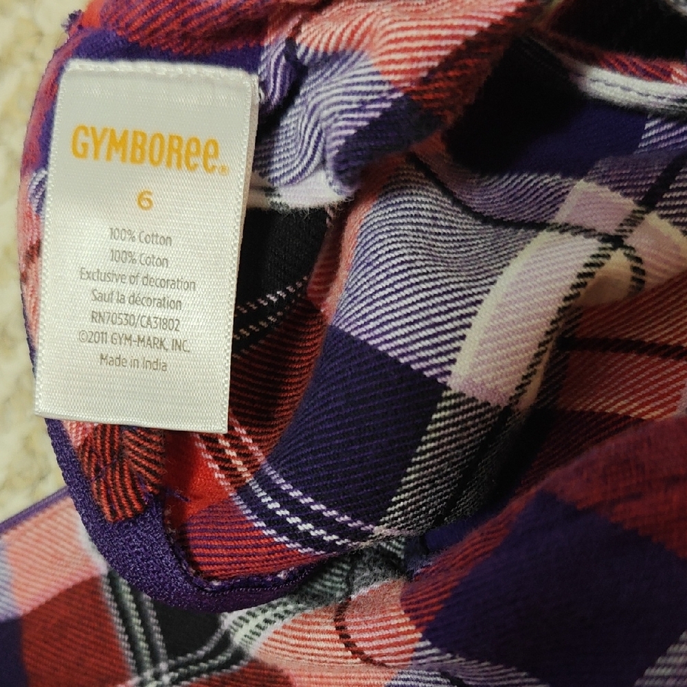 Gymboree Multicolor Plaid Ruffle Dress - Picture 2 of 6